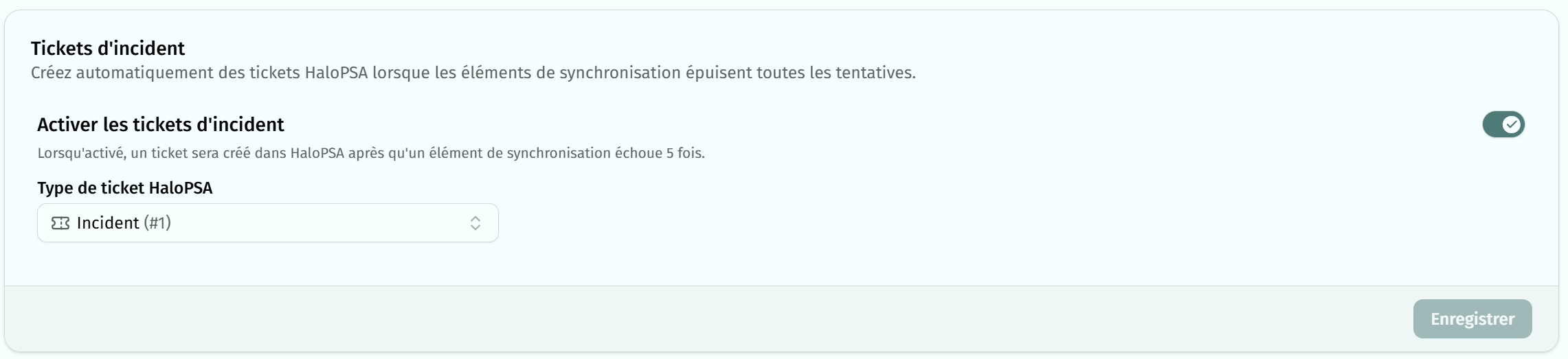 Tickets d'incident
