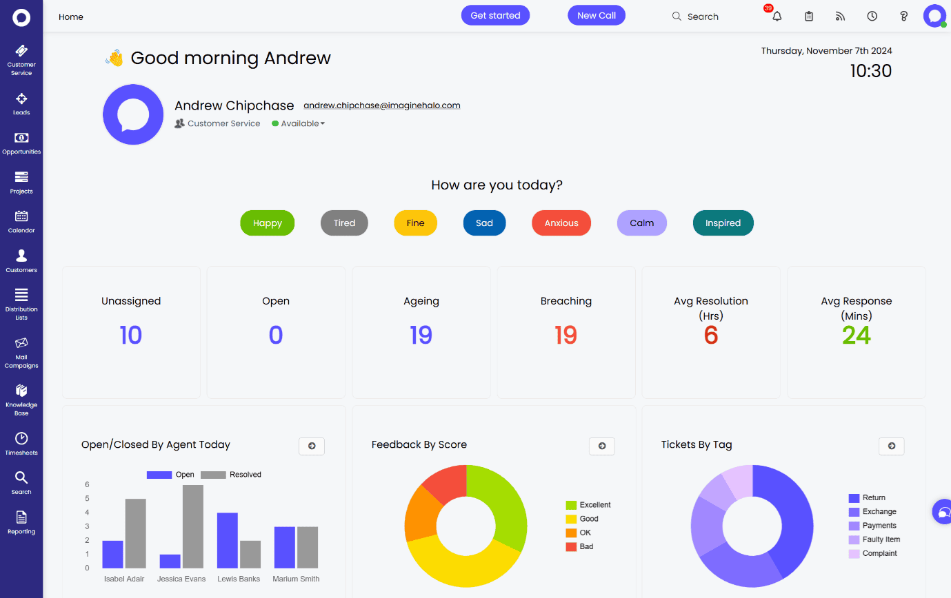 HaloCRM Features